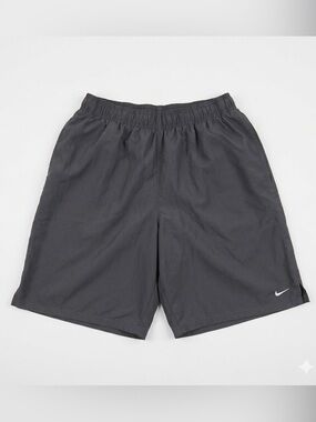 Nike Men's Black Athletic Shorts with Swoosh